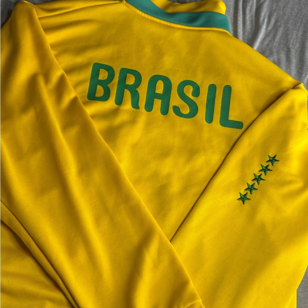 Yellow Brasil Soccer Jacket